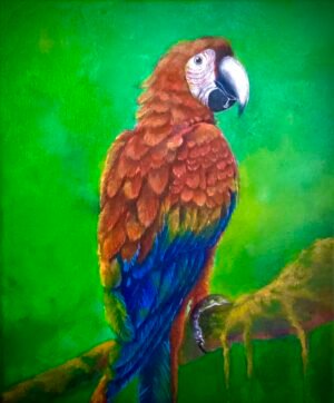 thaniel-arts-parrot-painting