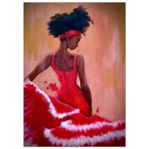 Lady in Red - Fine Art Prints